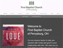 Tablet Screenshot of fbcperrysburg.net